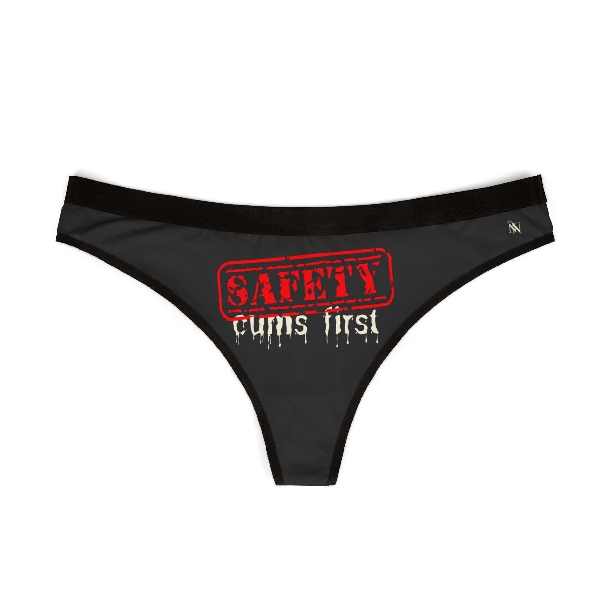 Safety: Cums First | Mix & Match Women’s Fun-Flirty Lovers’ Thongs