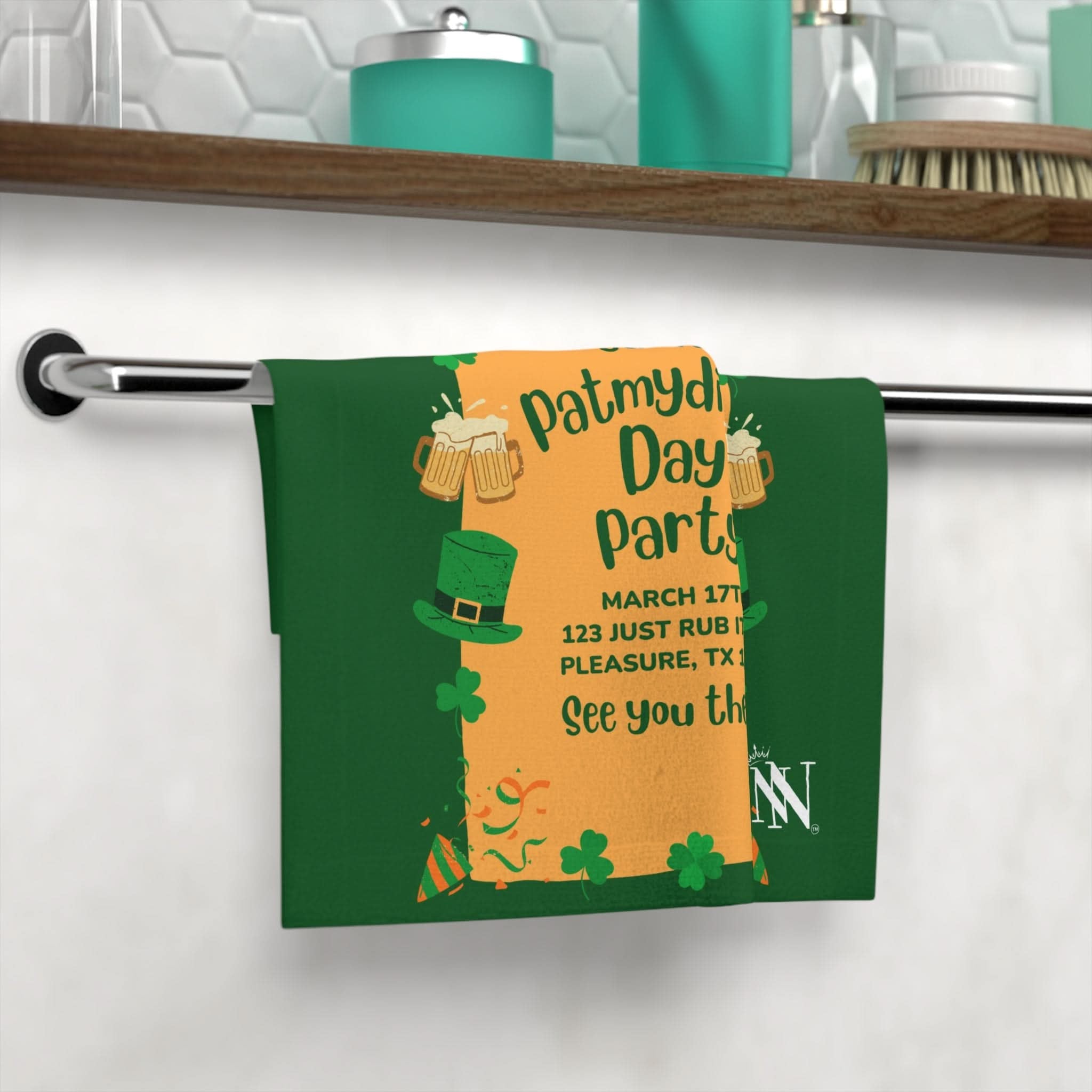 Saint PatMYDICK’s Day Party | Mix & Match Lils’ Fun-Flirty Lovers’ Towels