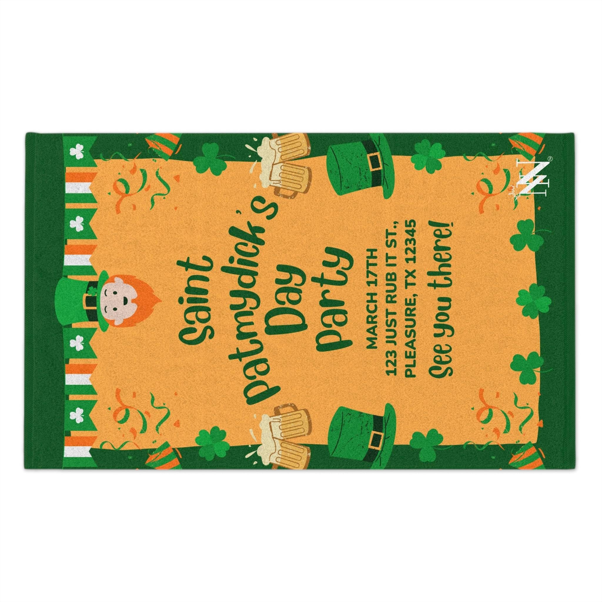 Saint PATMYDICK’s Day Party | Mix & Match Soft Fun-Flirty Lovers’ Towels