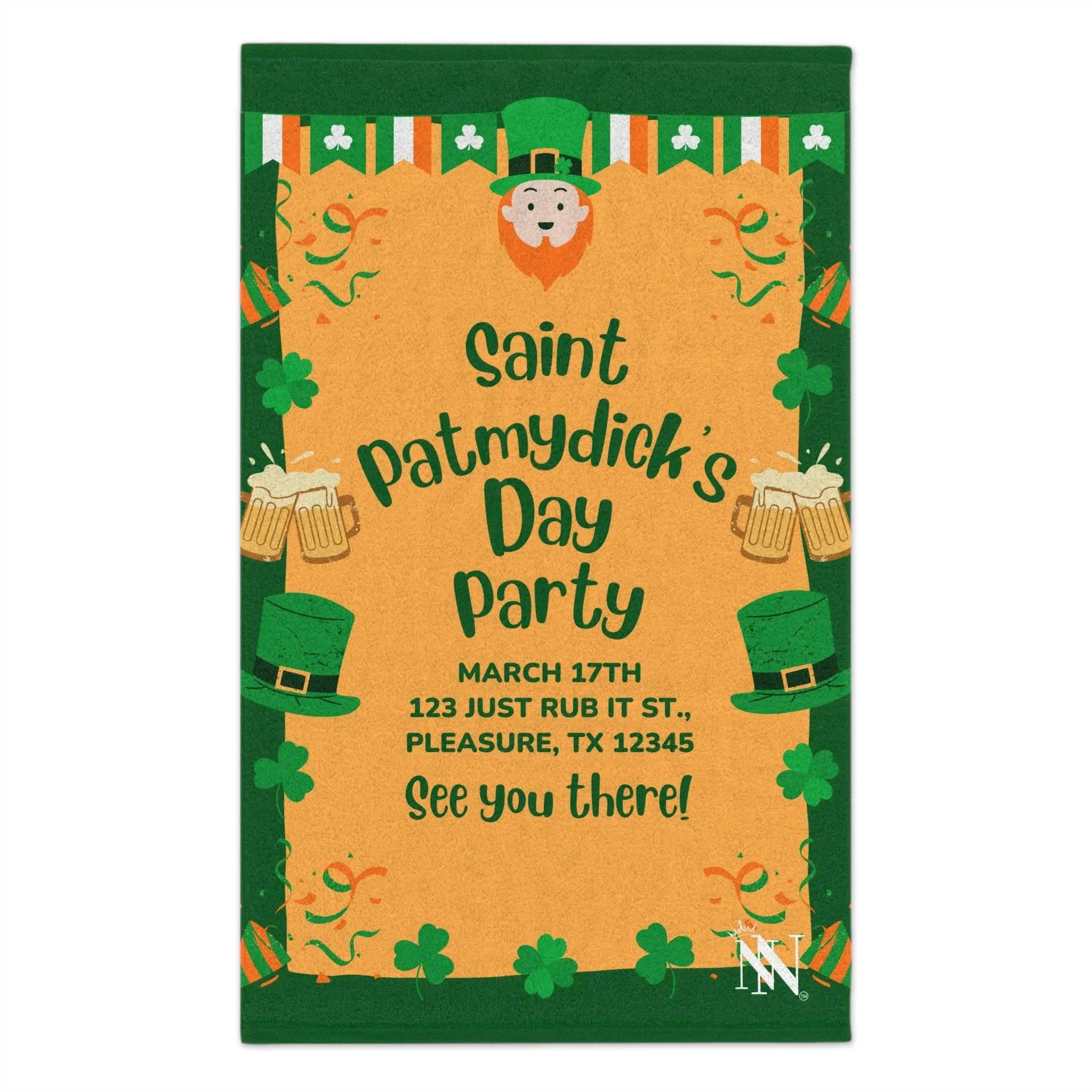 Saint PATMYDICK’s Day Party | Mix & Match Soft Fun-Flirty Lovers’ Towels