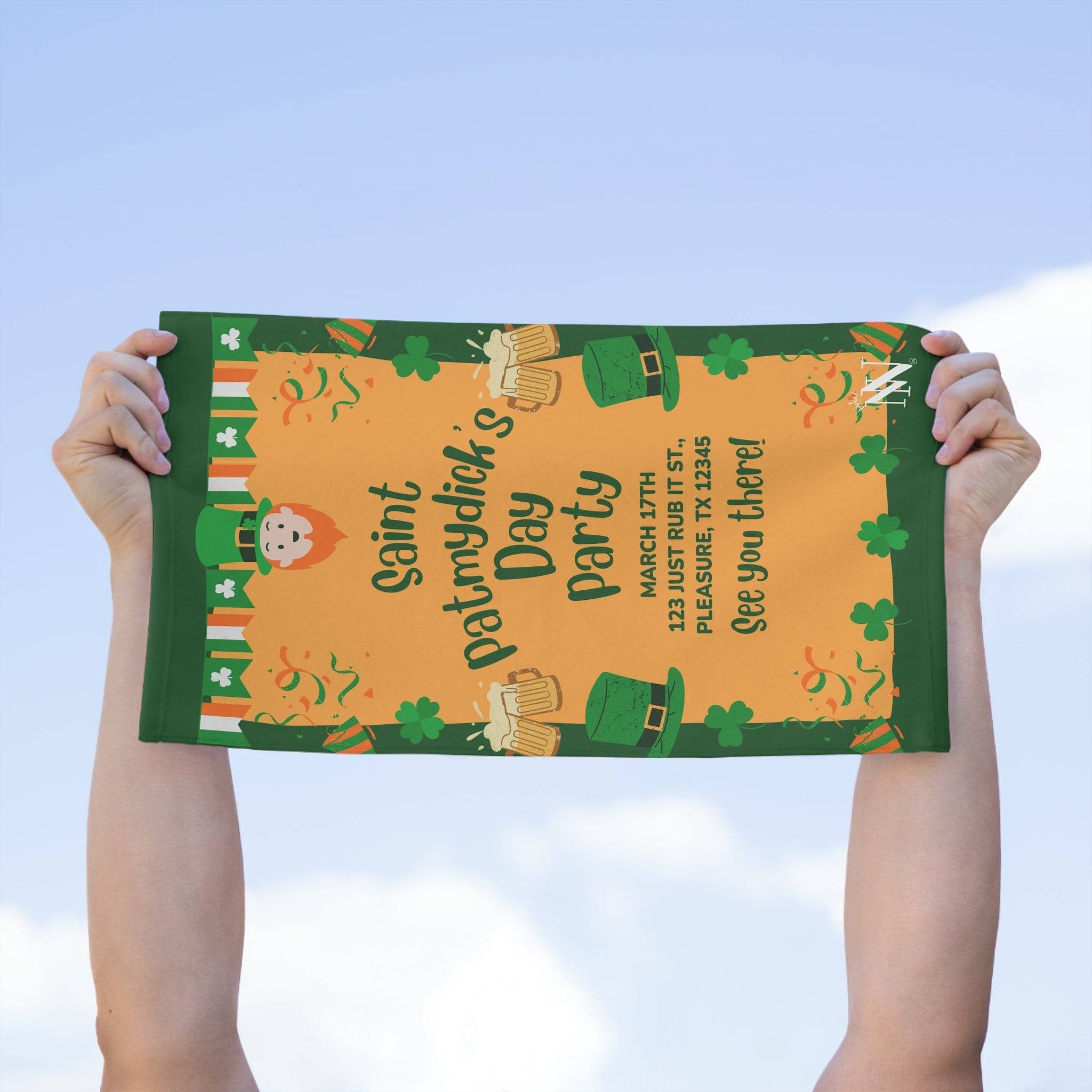 Saint PATMYDICK’s Day Party | Mix & Match Soft Fun-Flirty Lovers’ Towels