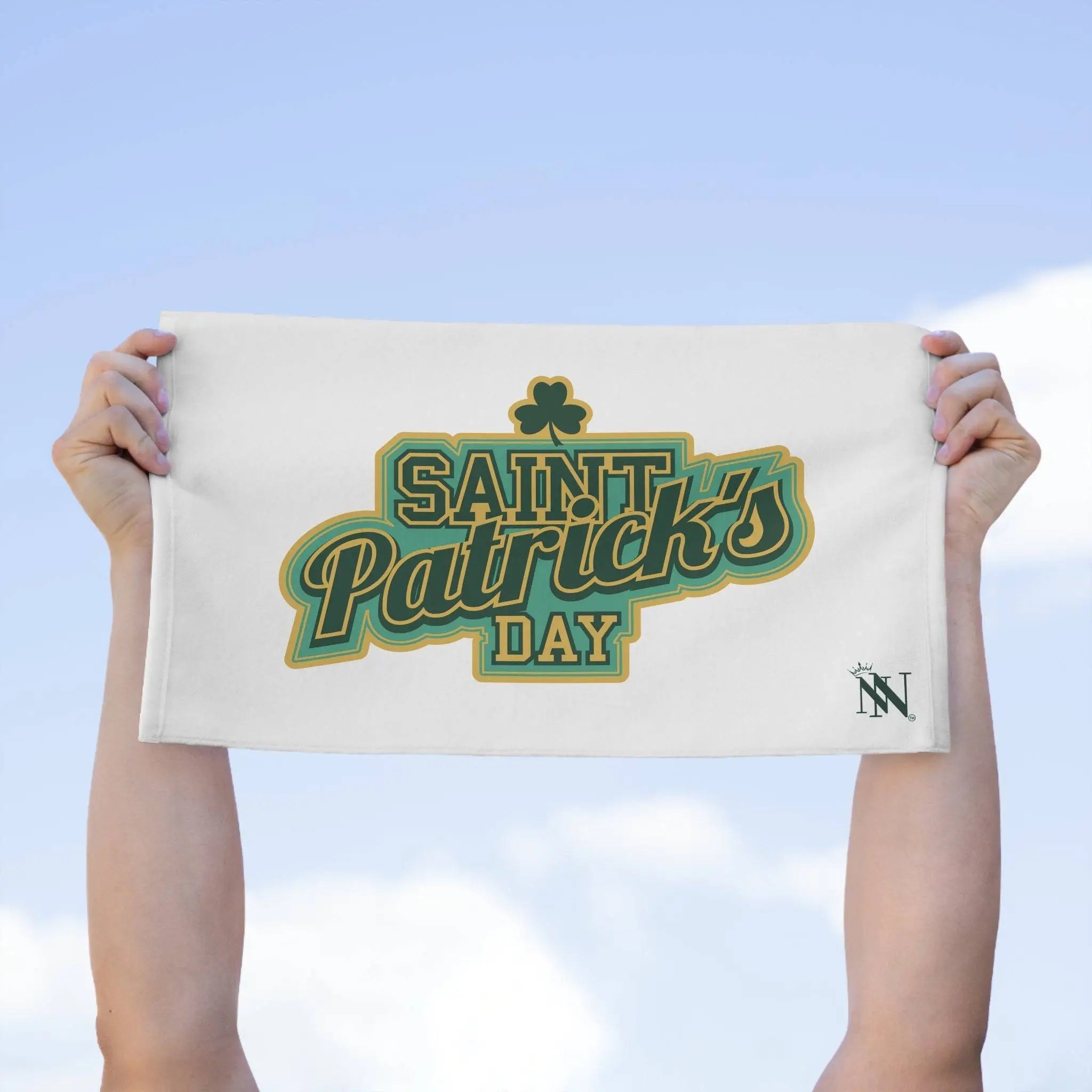 Saint Patrick’s Day White | Mix & Match Soft Fun-Flirty Lovers’ Towels