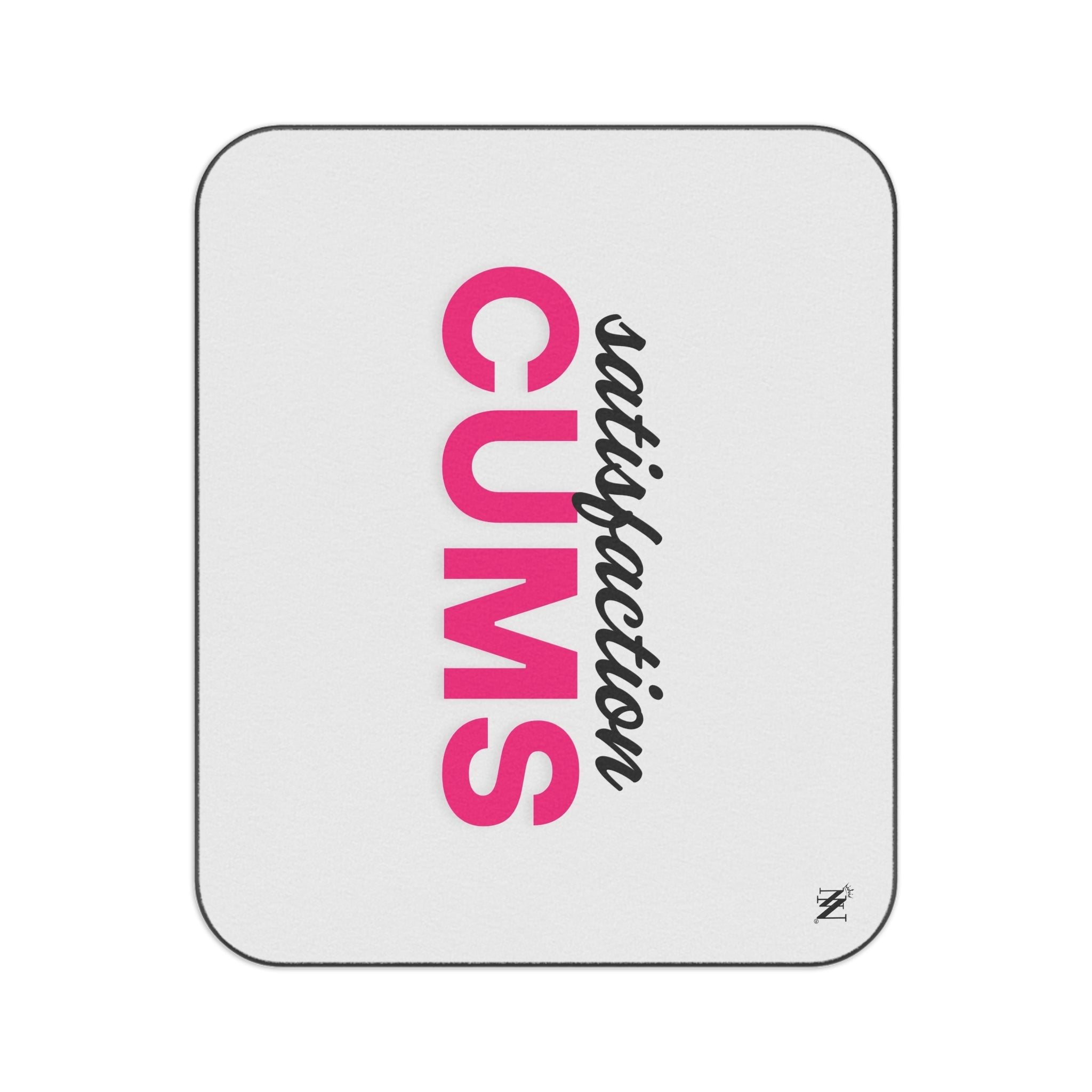 Satisfaction Cums | Mix Match Fun-Flirty Lovers’ Water-Resistant Blankets
