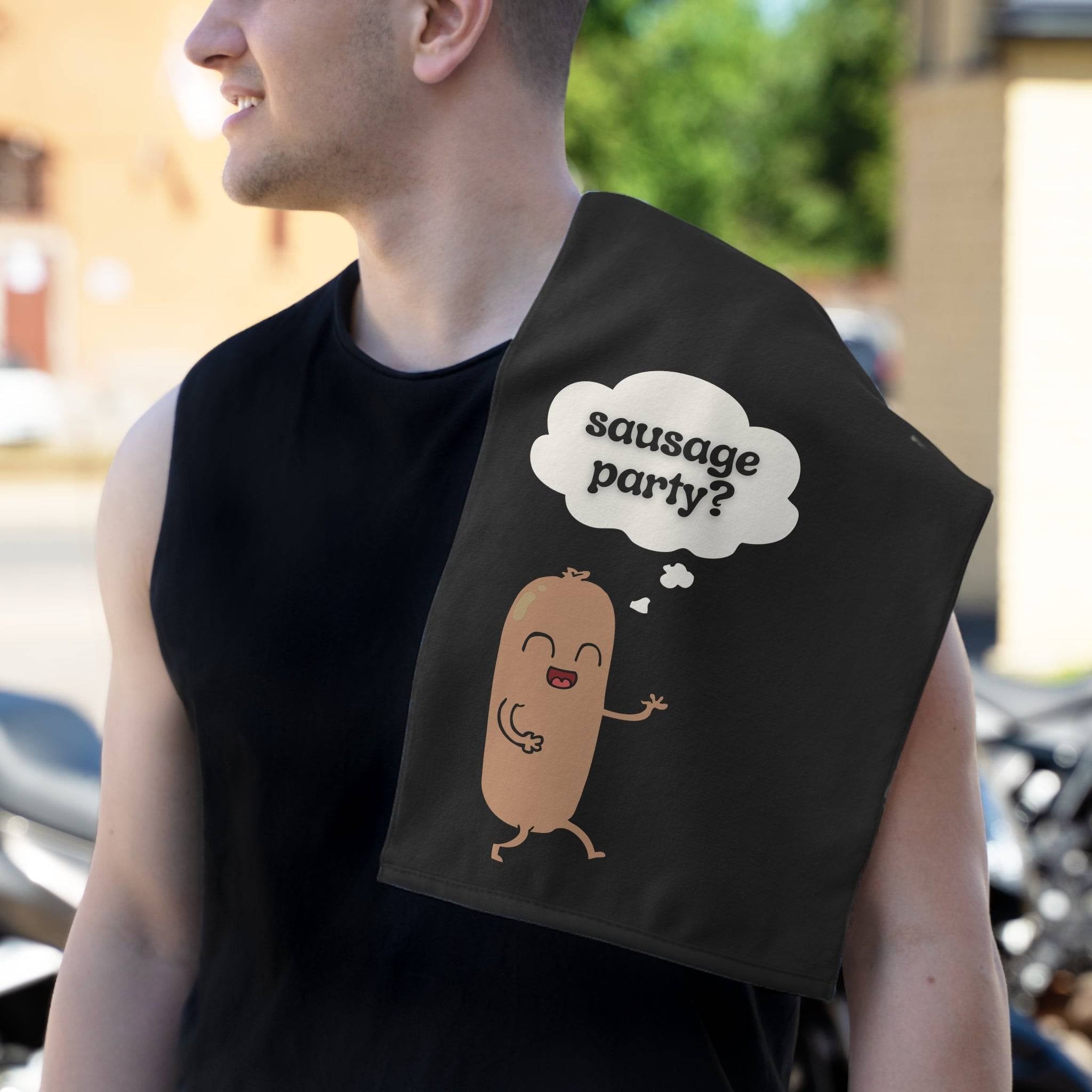 Sausage Party? | Mix & Match Soft Fun-Flirty Lovers’ Towels