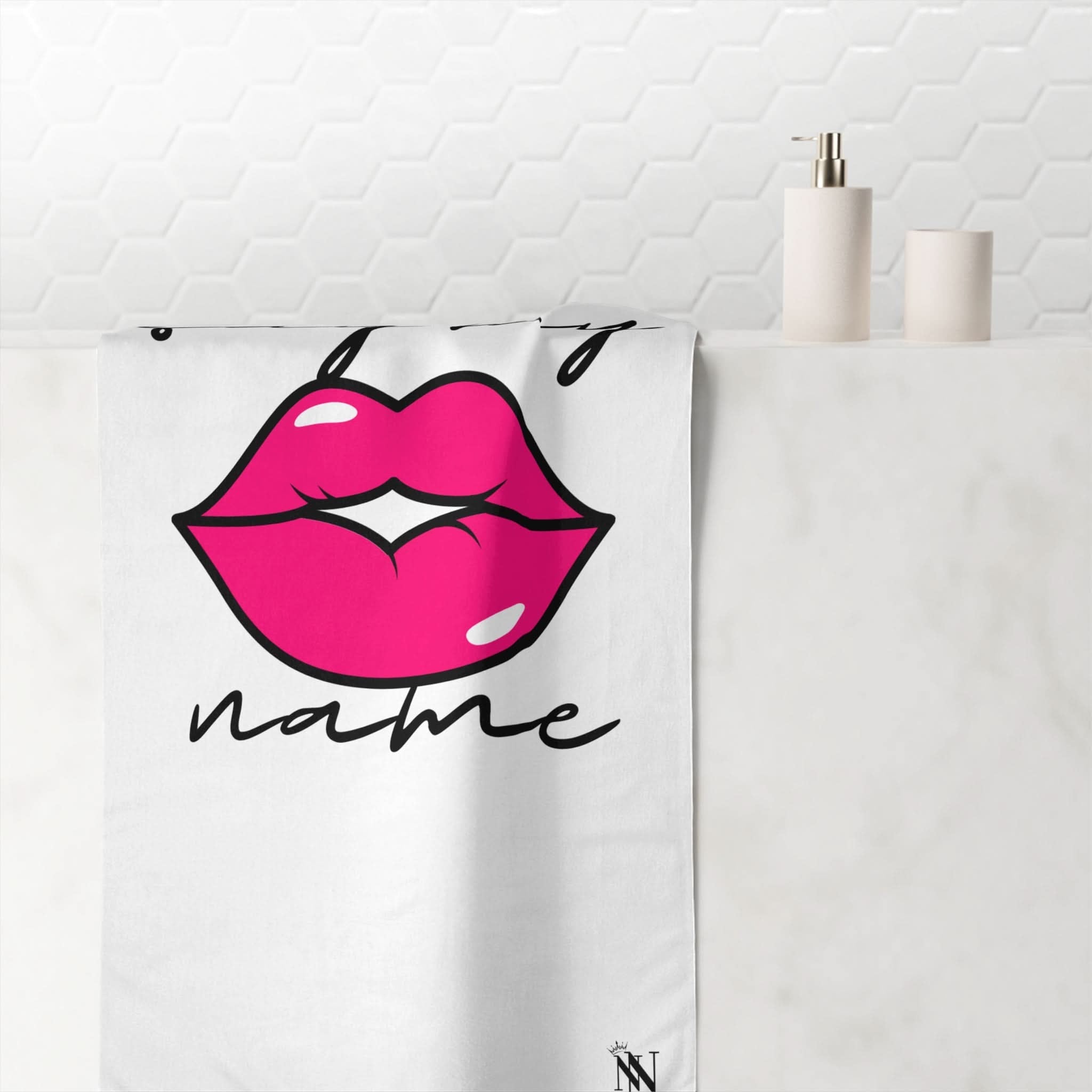 Say My Name | Mix & Match Naughty XL Fun-Flirty Lovers’ Towels