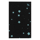 Sea Blue Star Pattern Black | Mix & Match Soft Fun-Flirty Lovers’ Towels