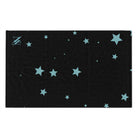 Sea Blue Star Pattern Black | Mix & Match Soft Fun-Flirty Lovers’ Towels