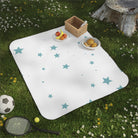 Sea Blue Star Pattern | Mix Match Fun-Flirty Lovers’ Water-Resistant Blankets