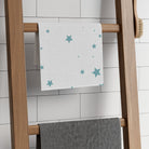 Sea Blue Star Pattern | Mix & Match Soft Fun-Flirty Lovers’ Towels