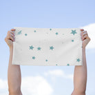 Sea Blue Star Pattern | Mix & Match Soft Fun-Flirty Lovers’ Towels