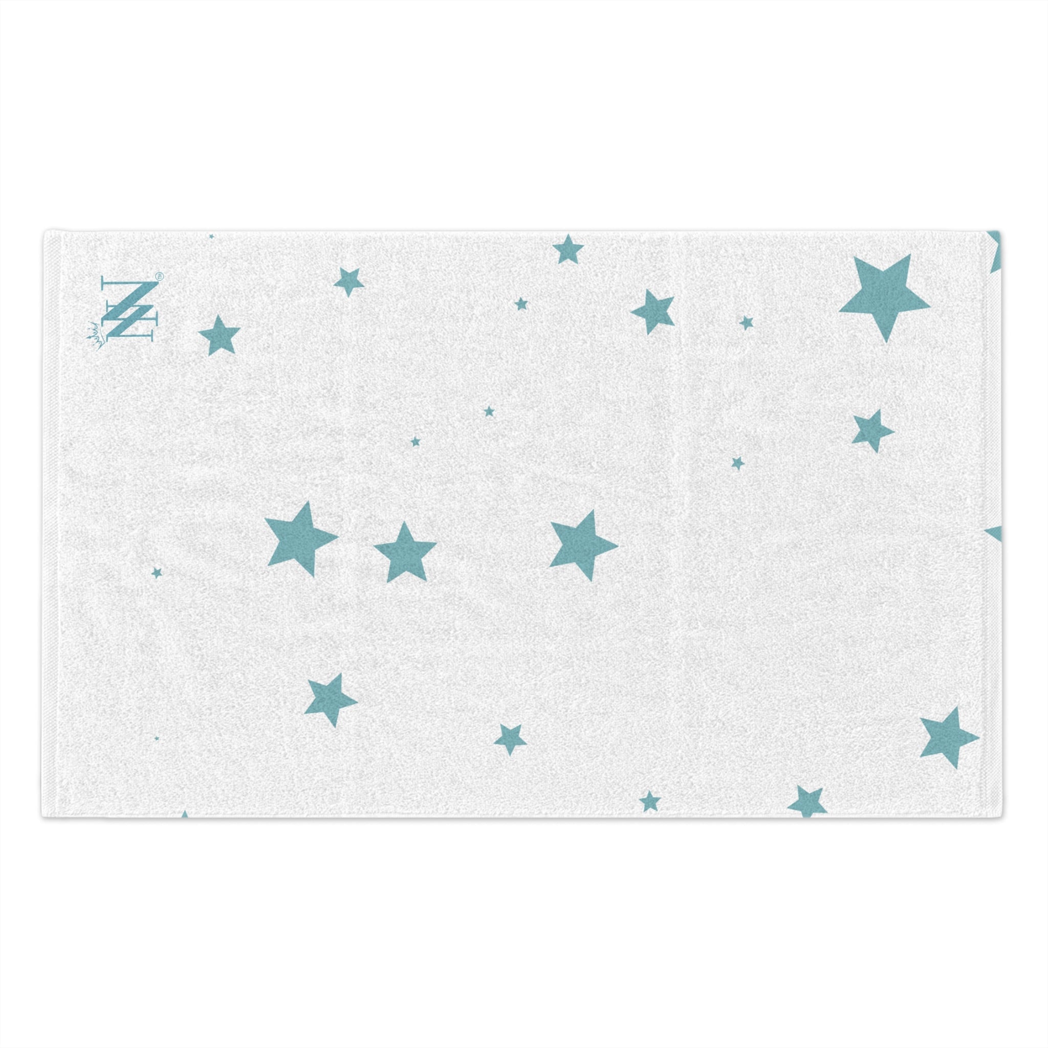 Sea Blue Star Pattern | Mix & Match Soft Fun-Flirty Lovers’ Towels