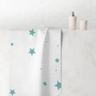 Sea Blue Star Pattern | Mix & Match XL Fun-Flirty Lovers’ Towels