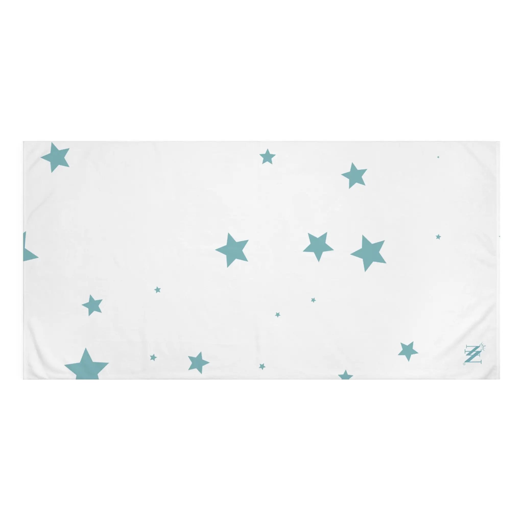 Sea Blue Star Pattern | Mix & Match XL Fun-Flirty Lovers’ Towels