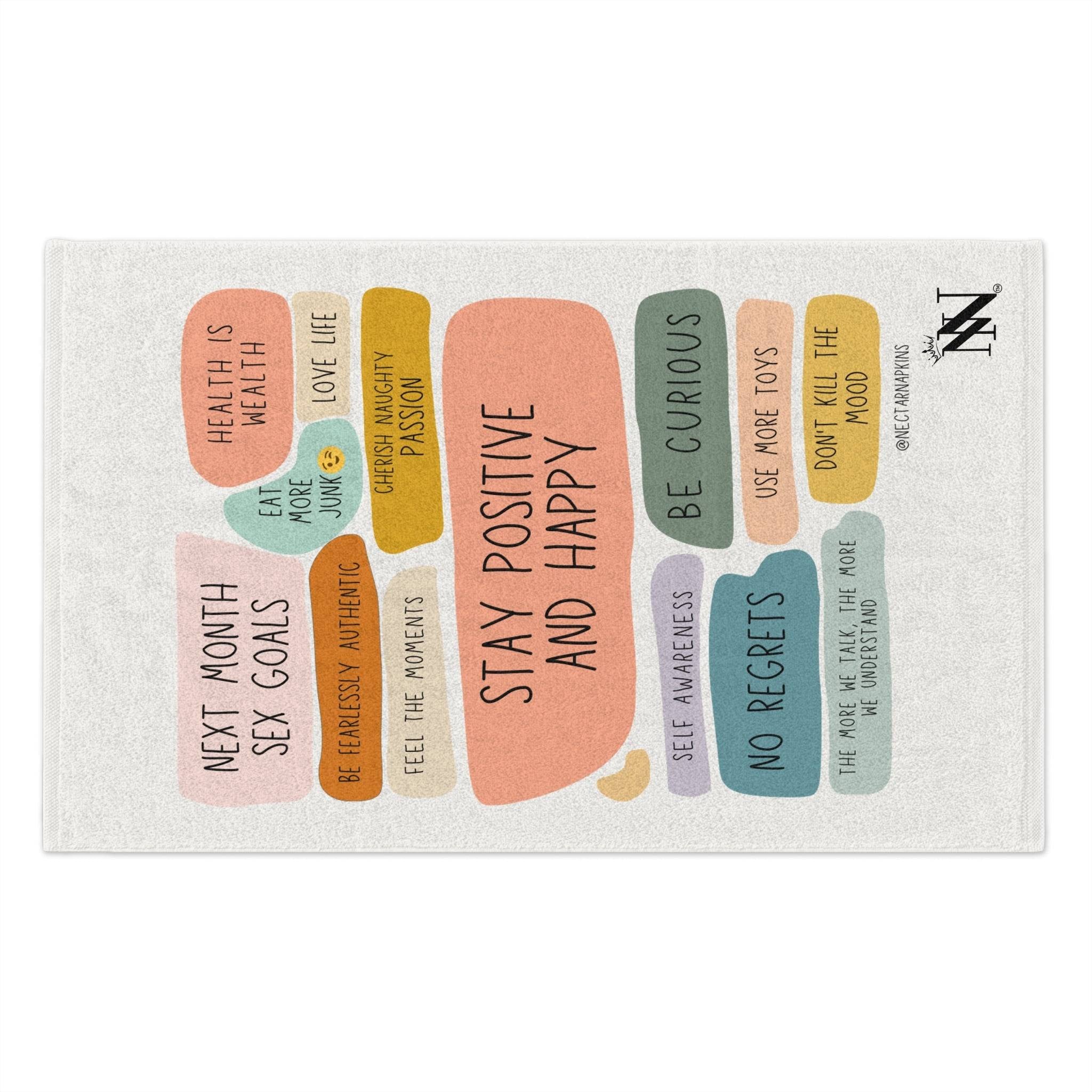 Sex Goals | Mix & Match Soft Fun-Flirty Lovers’ Towels