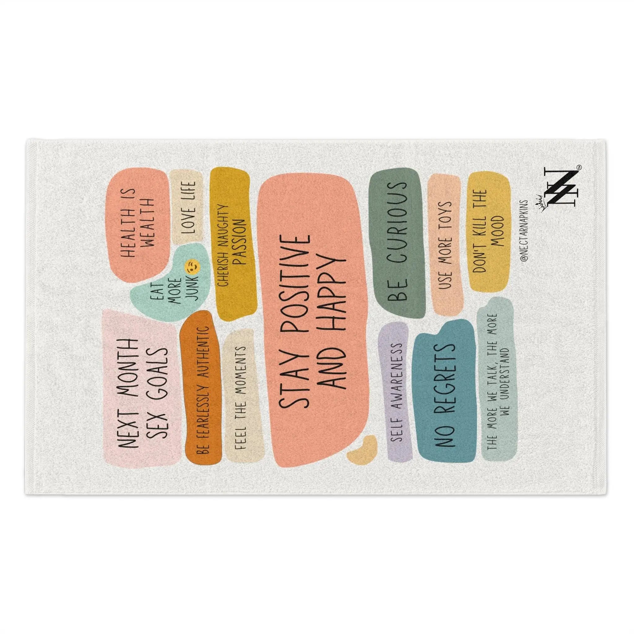 Sex Goals | Mix & Match Soft Fun-Flirty Lovers’ Towels