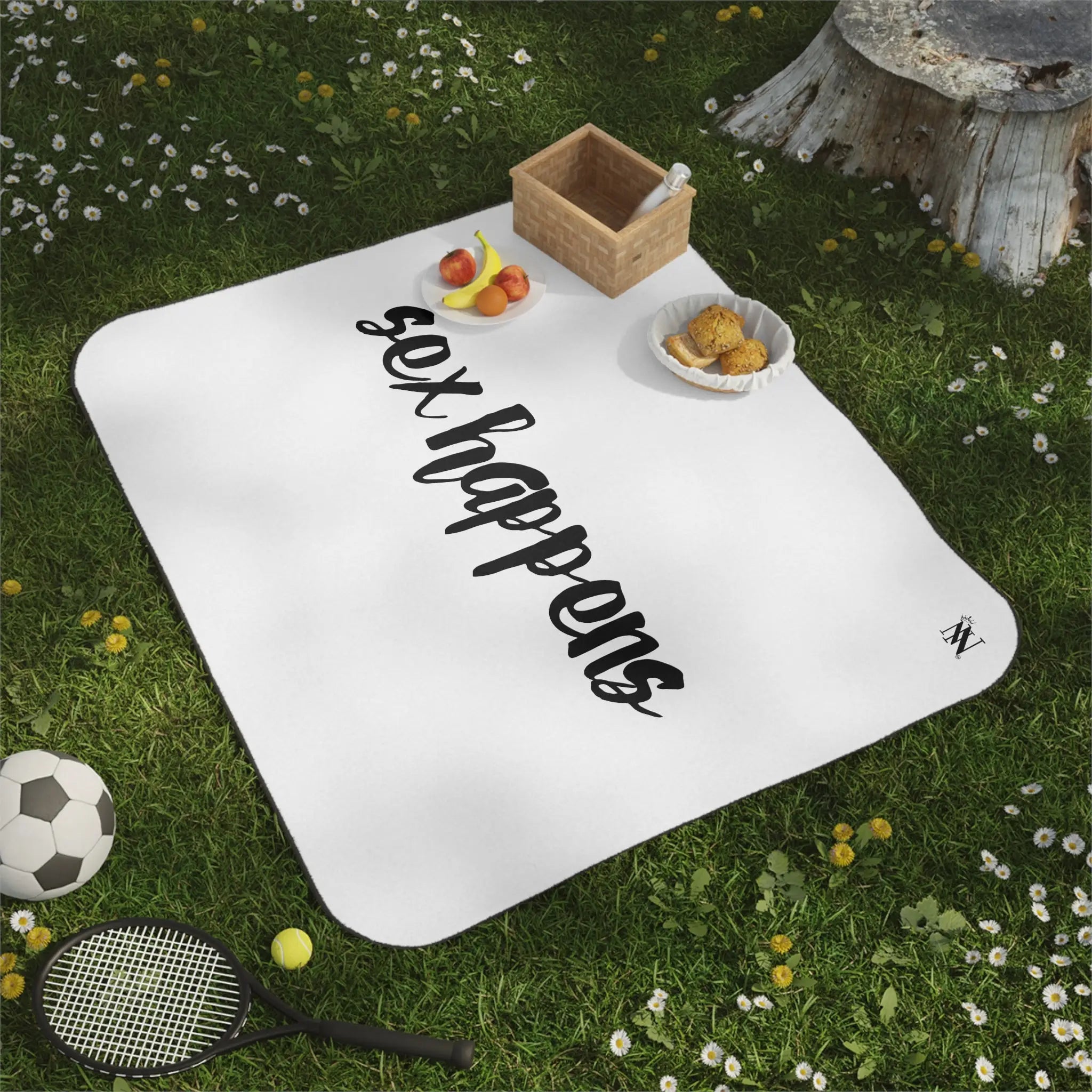 Sex Happens | Fun-Flirty Lovers’ Water-Resistant Blankets