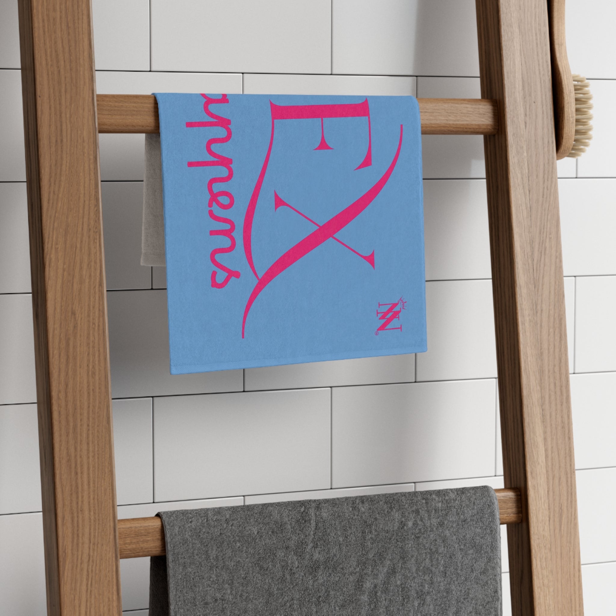 Sex Happens Light Blue | Mix & Match Soft Fun-Flirty Lovers’ Towels