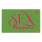 Sex Happens Light Green | Mix & Match Soft Fun-Flirty Lovers’ Towels