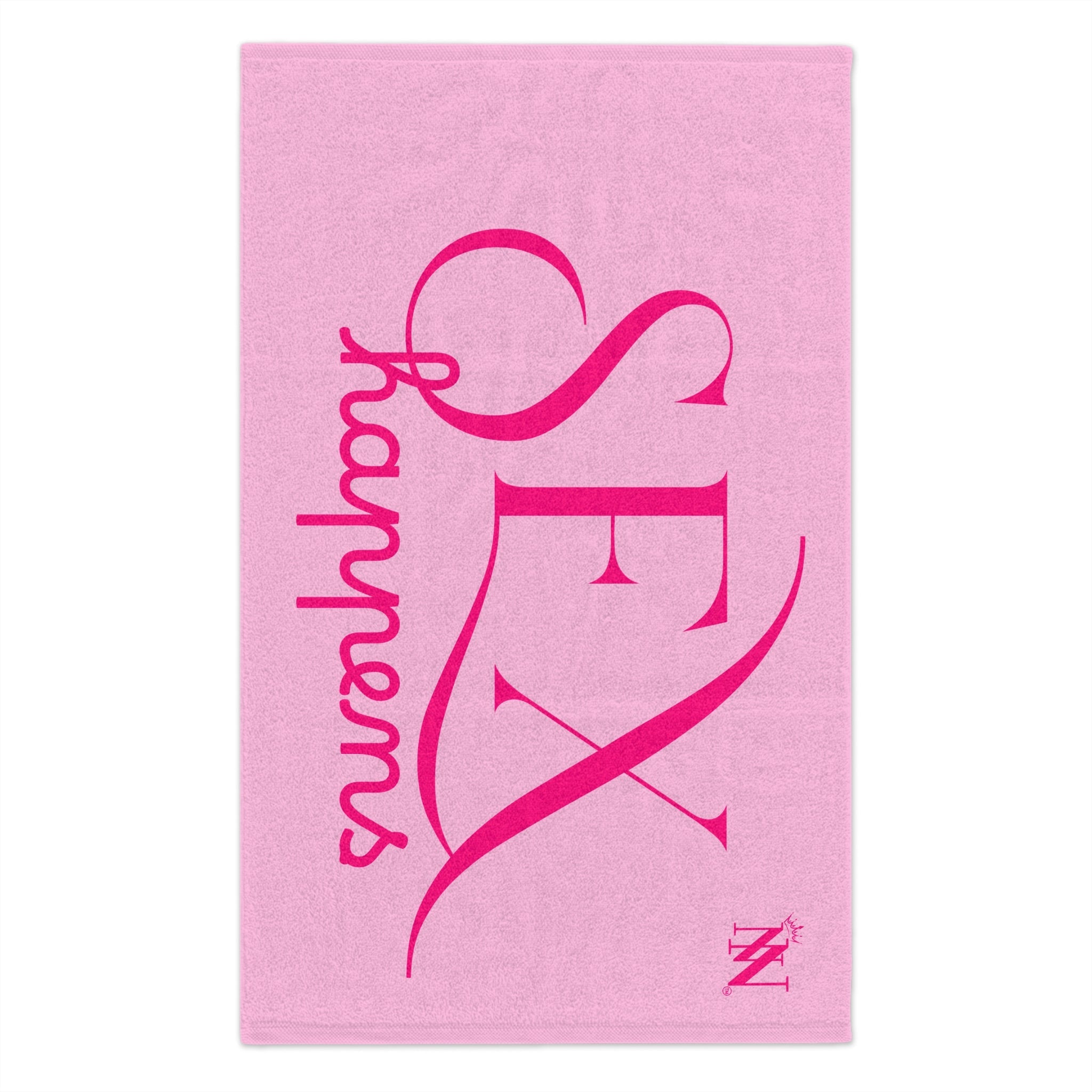 Sex Happens Light Pink | Mix & Match Soft Fun-Flirty Lovers’ Towels