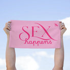 Sex Happens Light Pink | Mix & Match Soft Fun-Flirty Lovers’ Towels