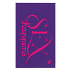 Sex Happens Purple | Mix & Match Soft Fun-Flirty Lovers’ Towels