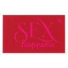 Sex Happens Red | Mix & Match Soft Fun-Flirty Lovers’ Towels