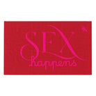 Sex Happens Red | Mix & Match Soft Fun-Flirty Lovers’ Towels