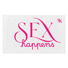 Sex Happens White | Mix & Match Soft Fun-Flirty Lovers’ Towels