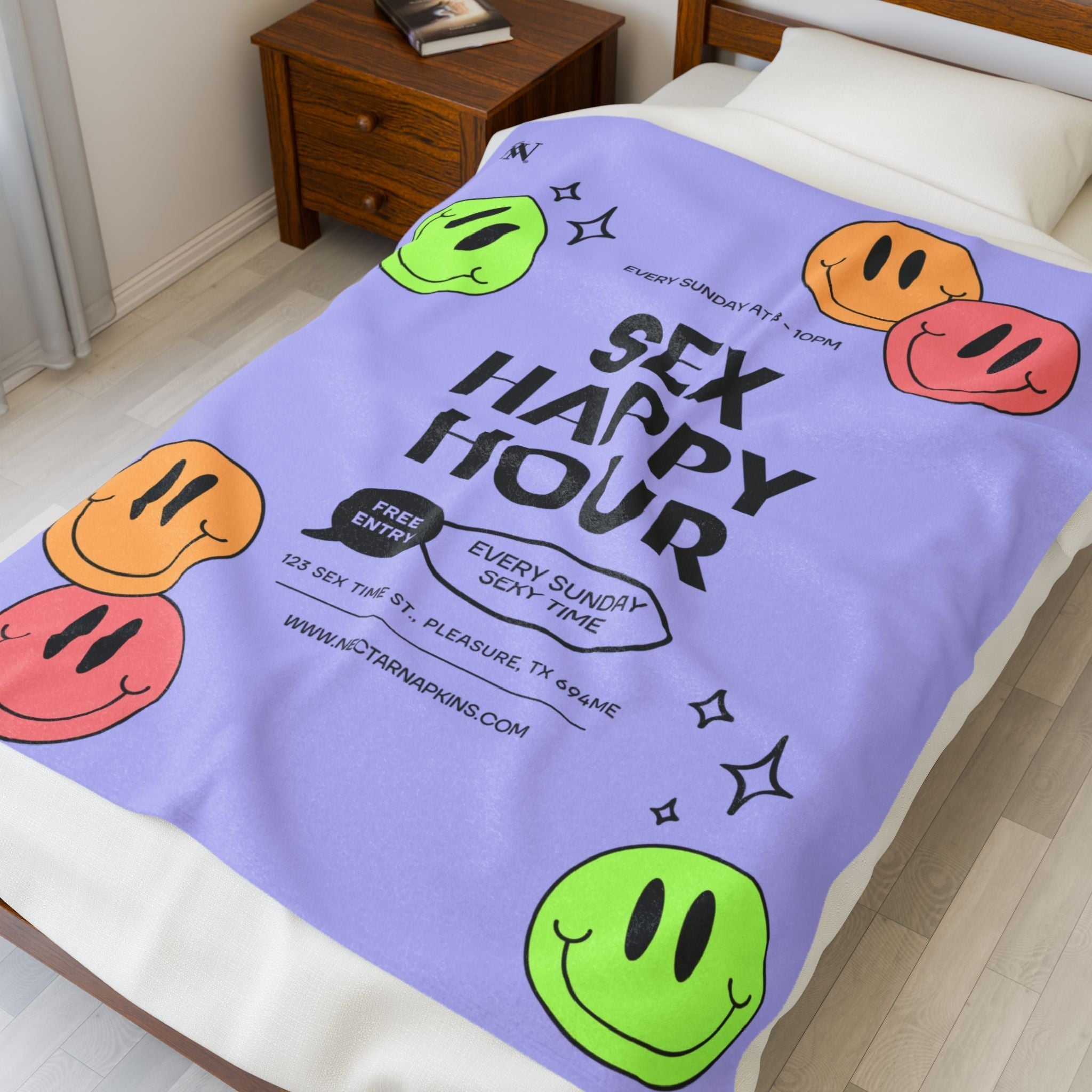 Sex Happy Hour | Mix & Match Fun Flirty Lovers’ Blankets
