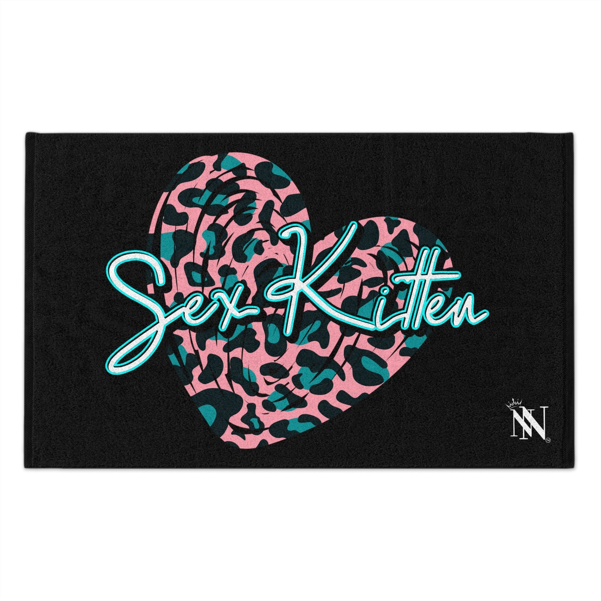 Sex Kitten Black | Mix & Match Soft Fun-Flirty Lovers’ Towels