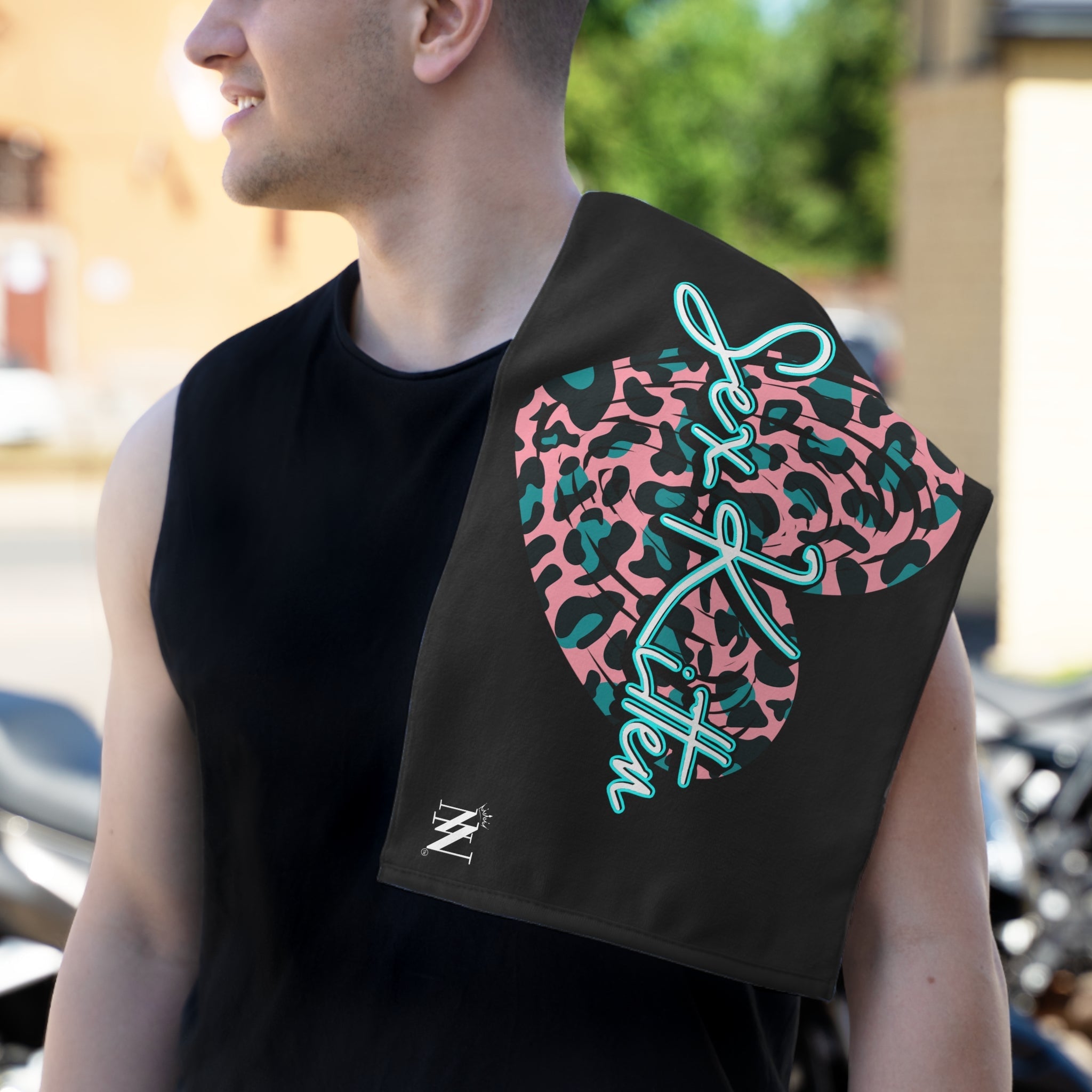 Sex Kitten Black | Mix & Match Soft Fun-Flirty Lovers’ Towels