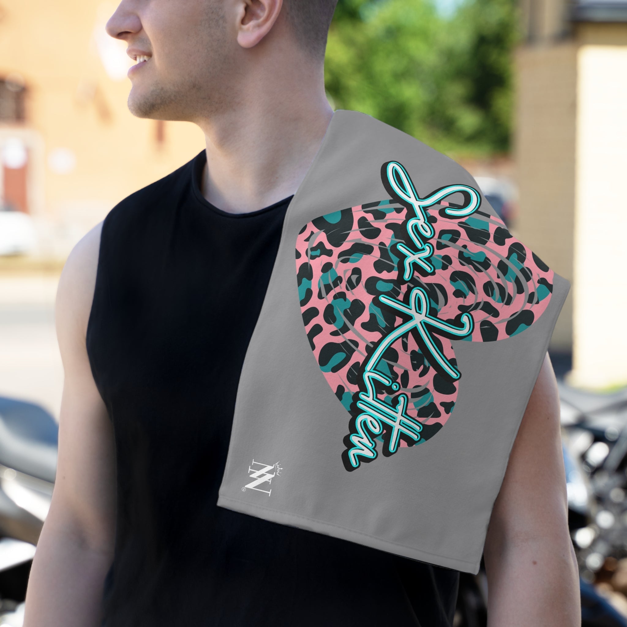 Sex Kitten Grey | Mix & Match Soft Fun-Flirty Lovers’ Towels