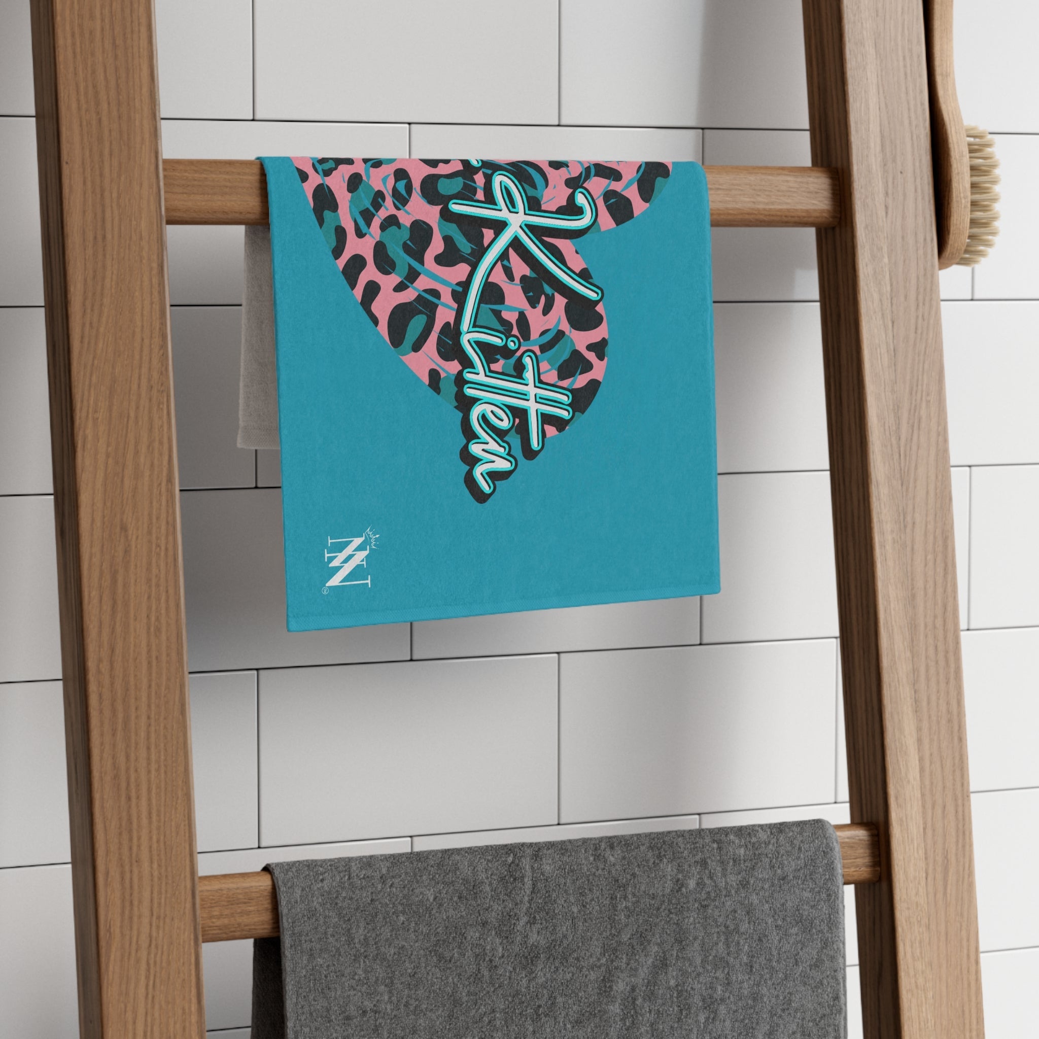Sex Kitten Teal | Mix & Match Soft Fun-Flirty Lovers’ Towels