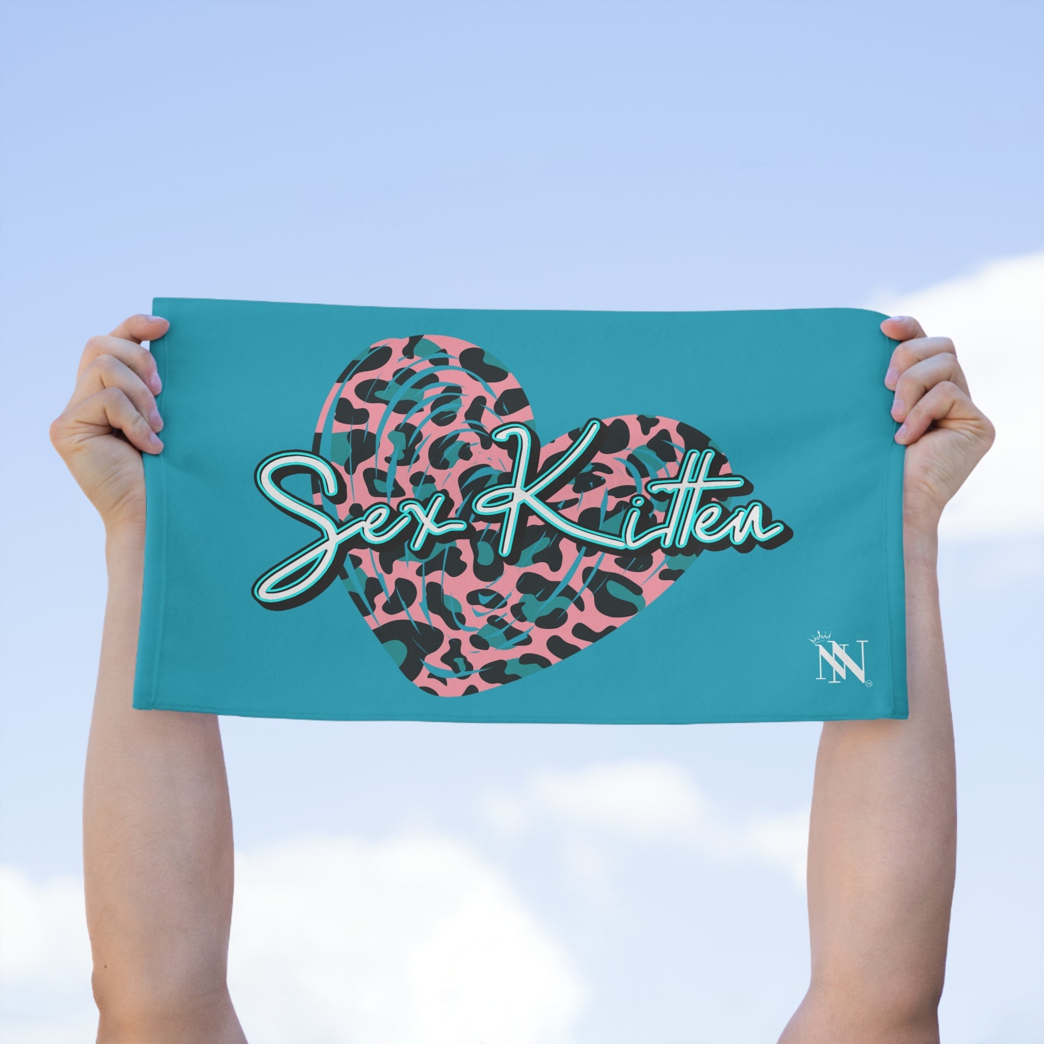 Sex Kitten Teal | Mix & Match Soft Fun-Flirty Lovers’ Towels