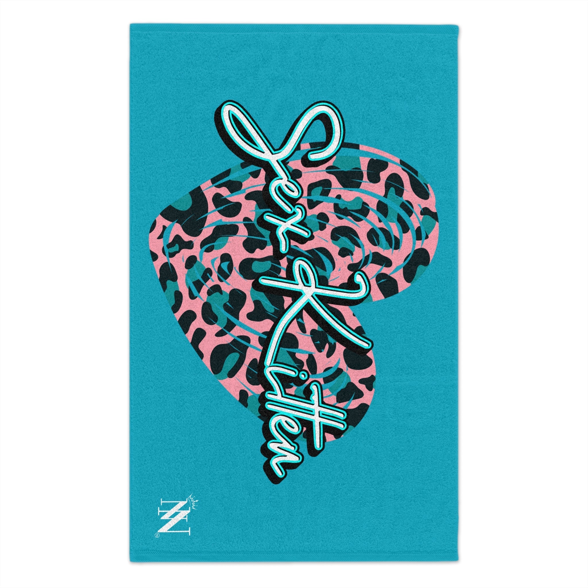 Sex Kitten Teal | Mix & Match Soft Fun-Flirty Lovers’ Towels