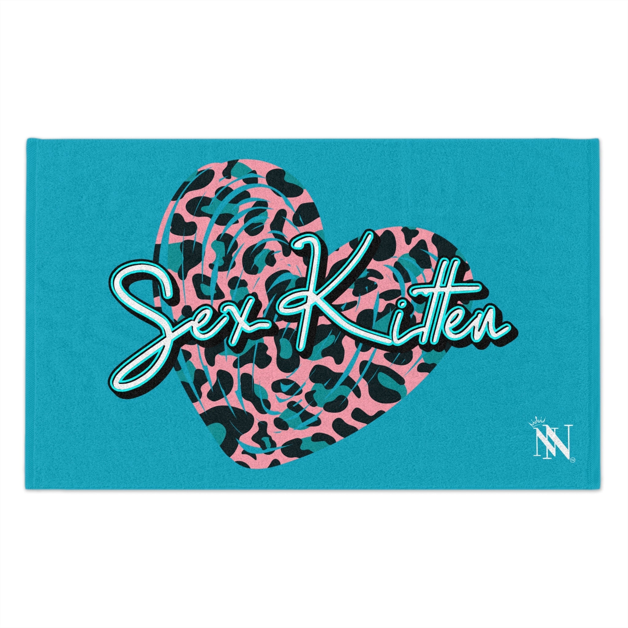 Sex Kitten Teal | Mix & Match Soft Fun-Flirty Lovers’ Towels