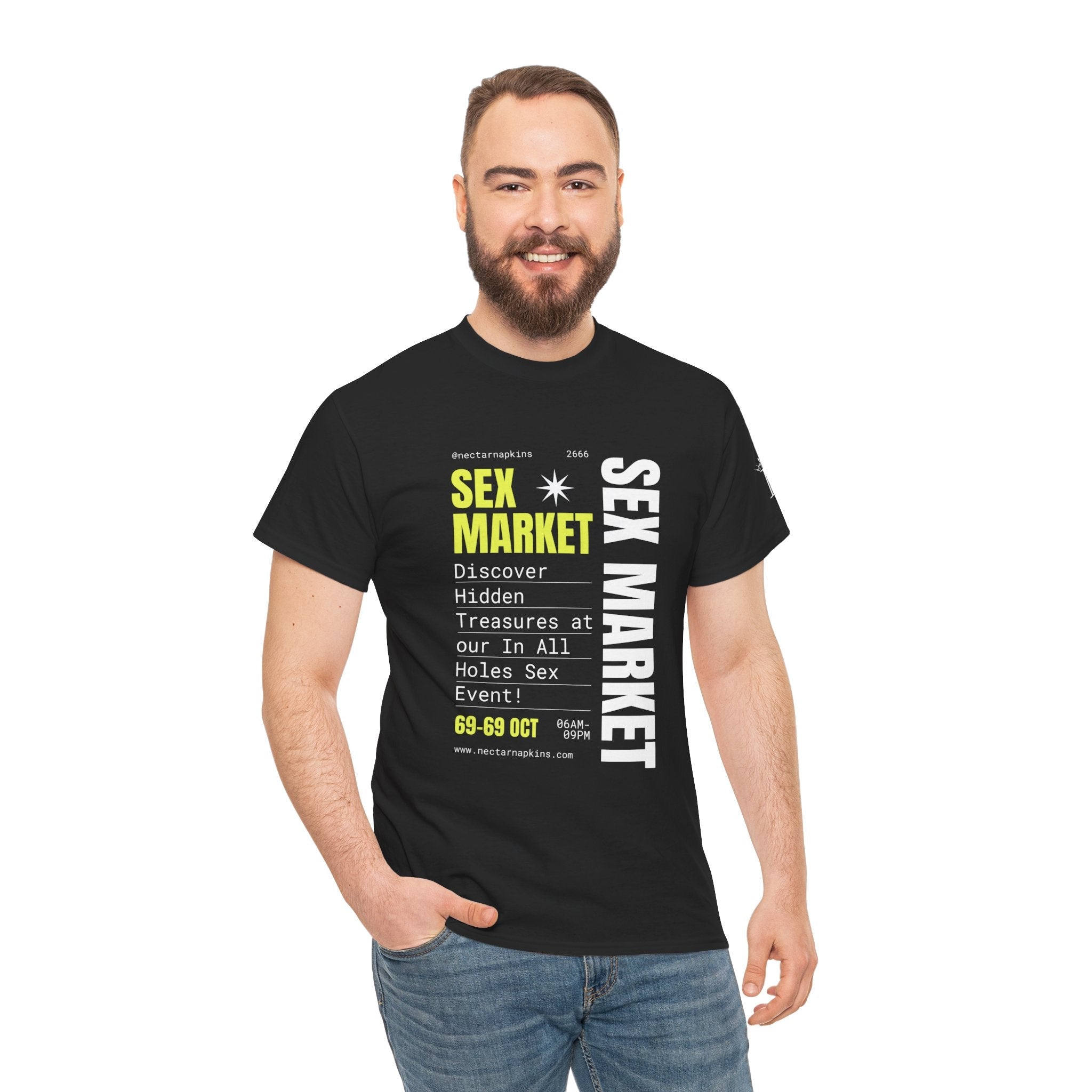 Sex Market | Mix & Match 100% Cotton Unisex Fun-Flirty Lovers’ Tees