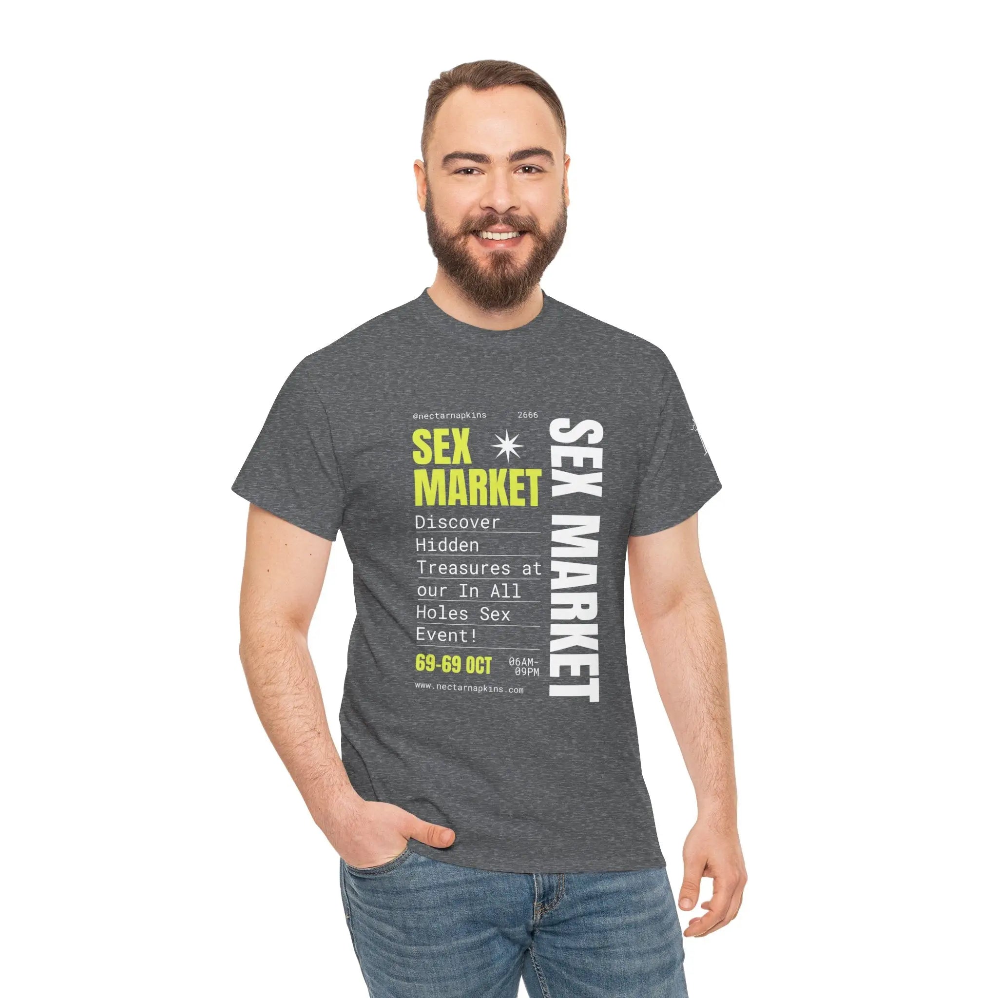 Sex Market | Mix & Match 100% Cotton Unisex Fun-Flirty Lovers’ Tees