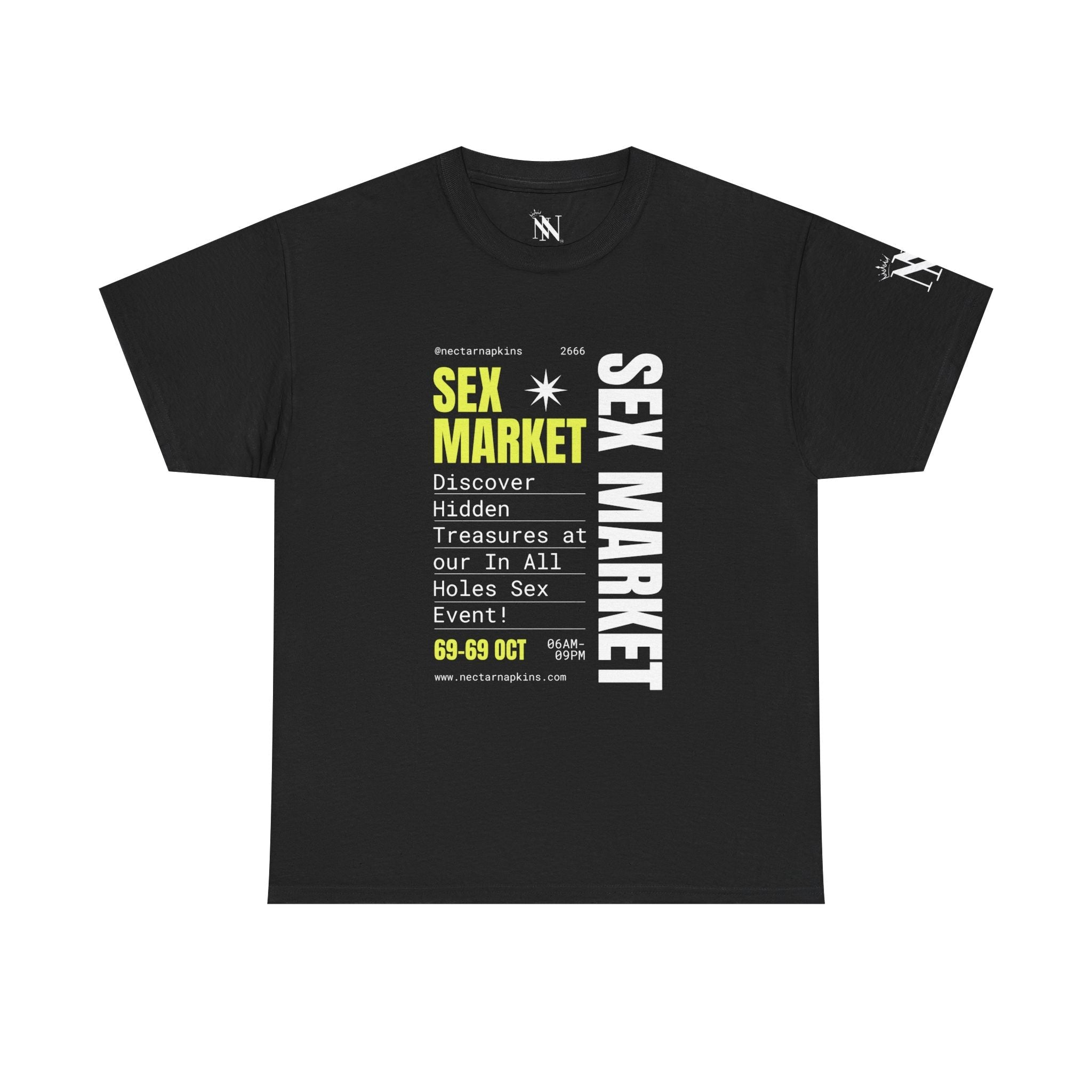 Sex Market | Mix & Match 100% Cotton Unisex Fun-Flirty Lovers’ Tees