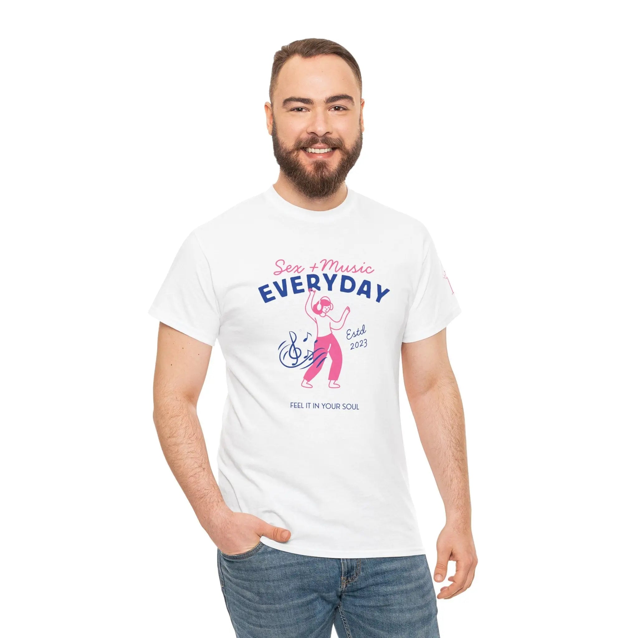Sex + Music Everyday | Mix & Match Cotton Unisex Fun-Flirty Lovers’ T-Shirts