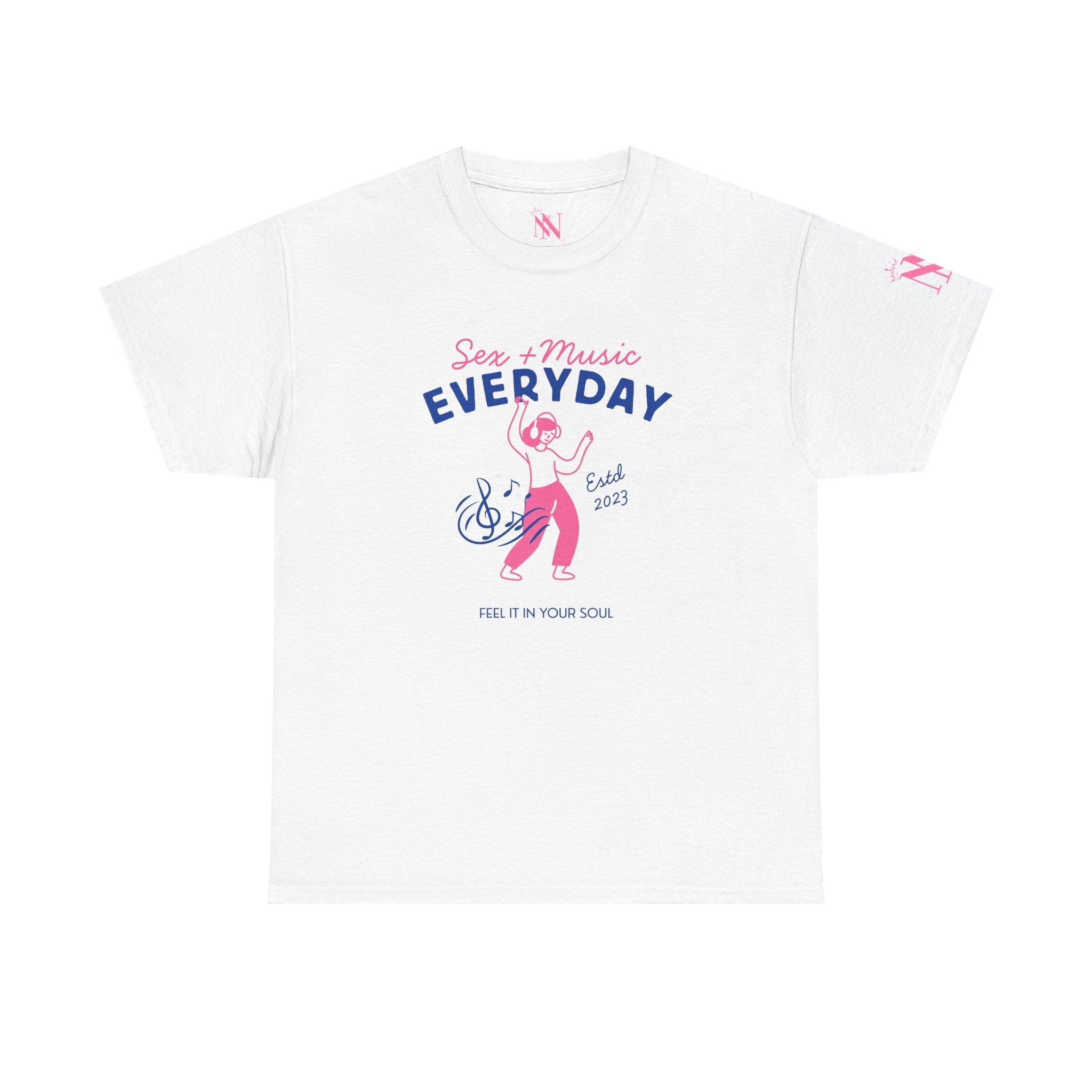 Sex + Music Everyday | Mix & Match Cotton Unisex Fun-Flirty Lovers’ T-Shirts