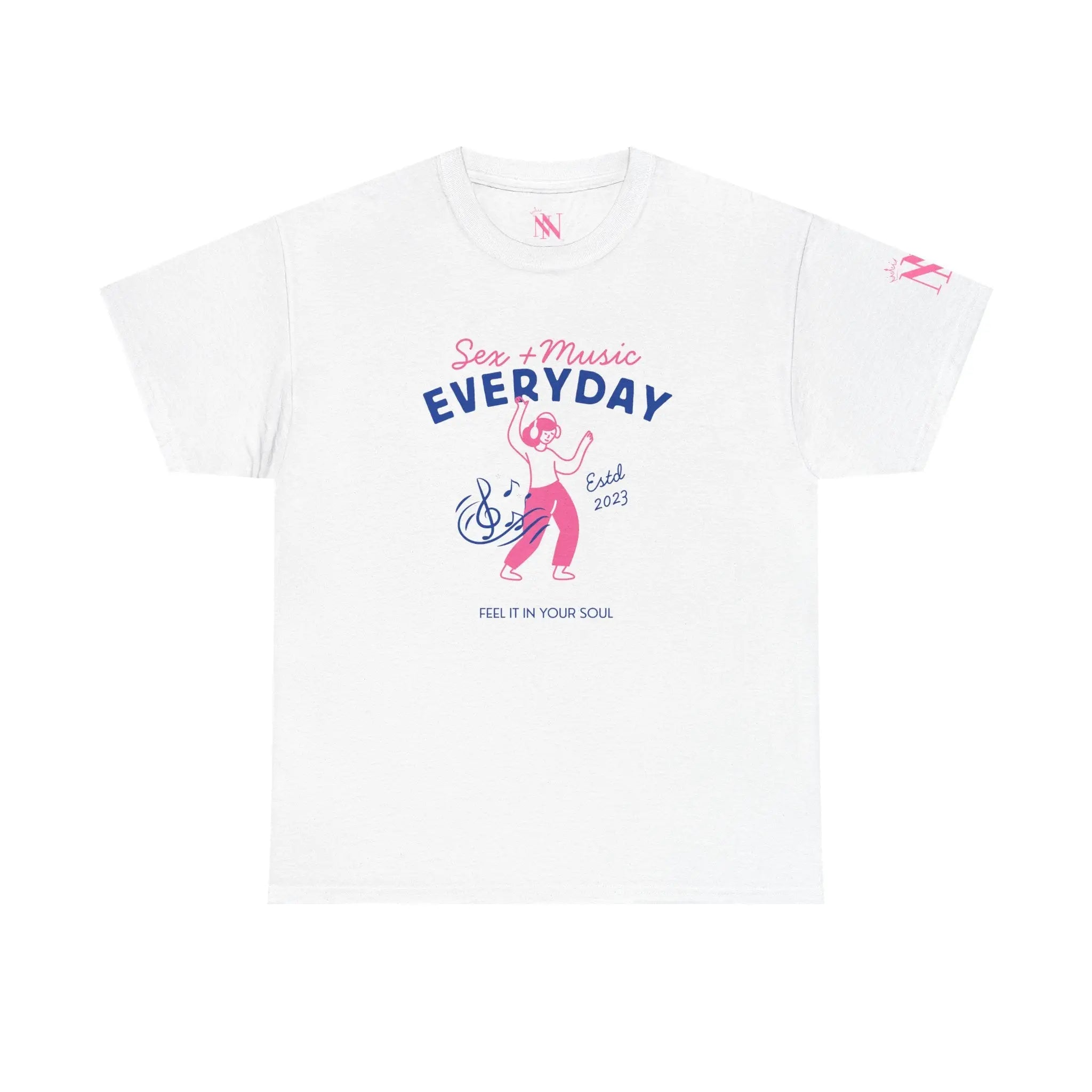 Sex + Music Everyday | Mix & Match Cotton Unisex Fun-Flirty Lovers’ T-Shirts