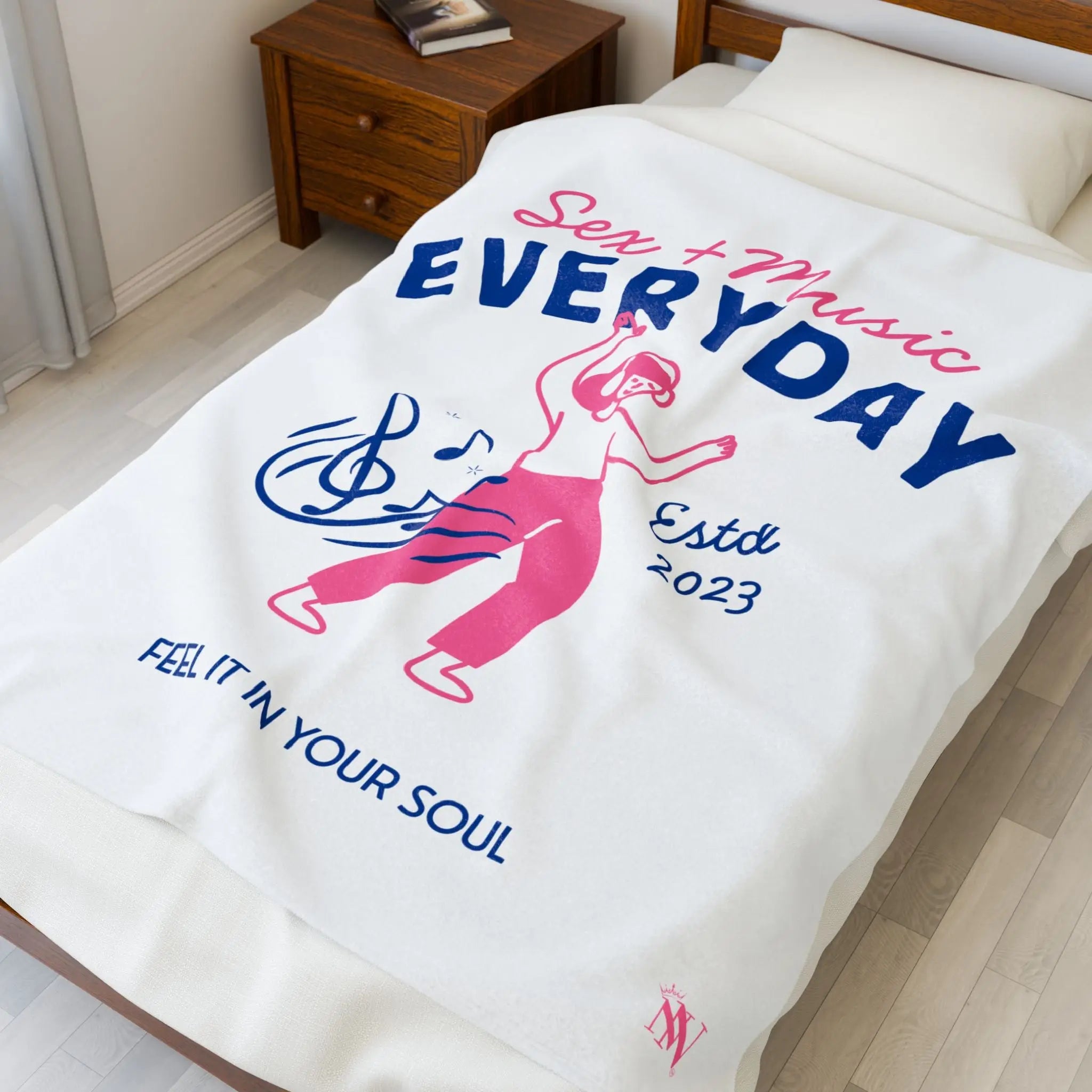 Sex + Music Everyday | Mix & Match Soft Fun-Flirty Lovers’ Blankets