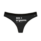 Sex + Orgasms Coming Your Way | Mix & Match Women’s Fun-Flirty Lovers’ Thongs