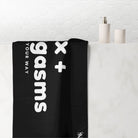 Sex + Orgasms Coming Your Way XL Cum Towel | Big Bold & Sexy