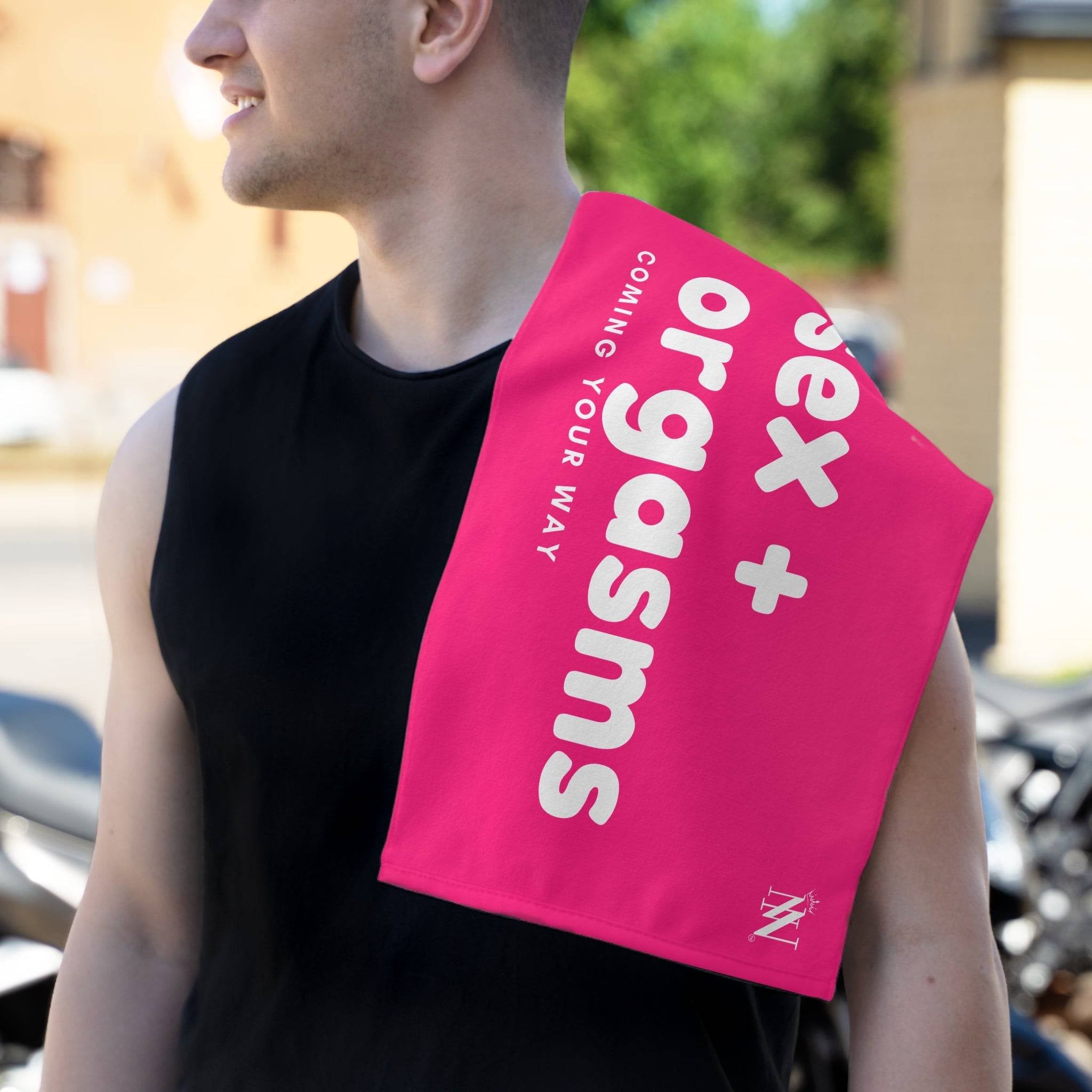 Sex + Orgasms Your Way Pink Mix & Match Soft Sex Towels | Flirty Lovers’ Gifts