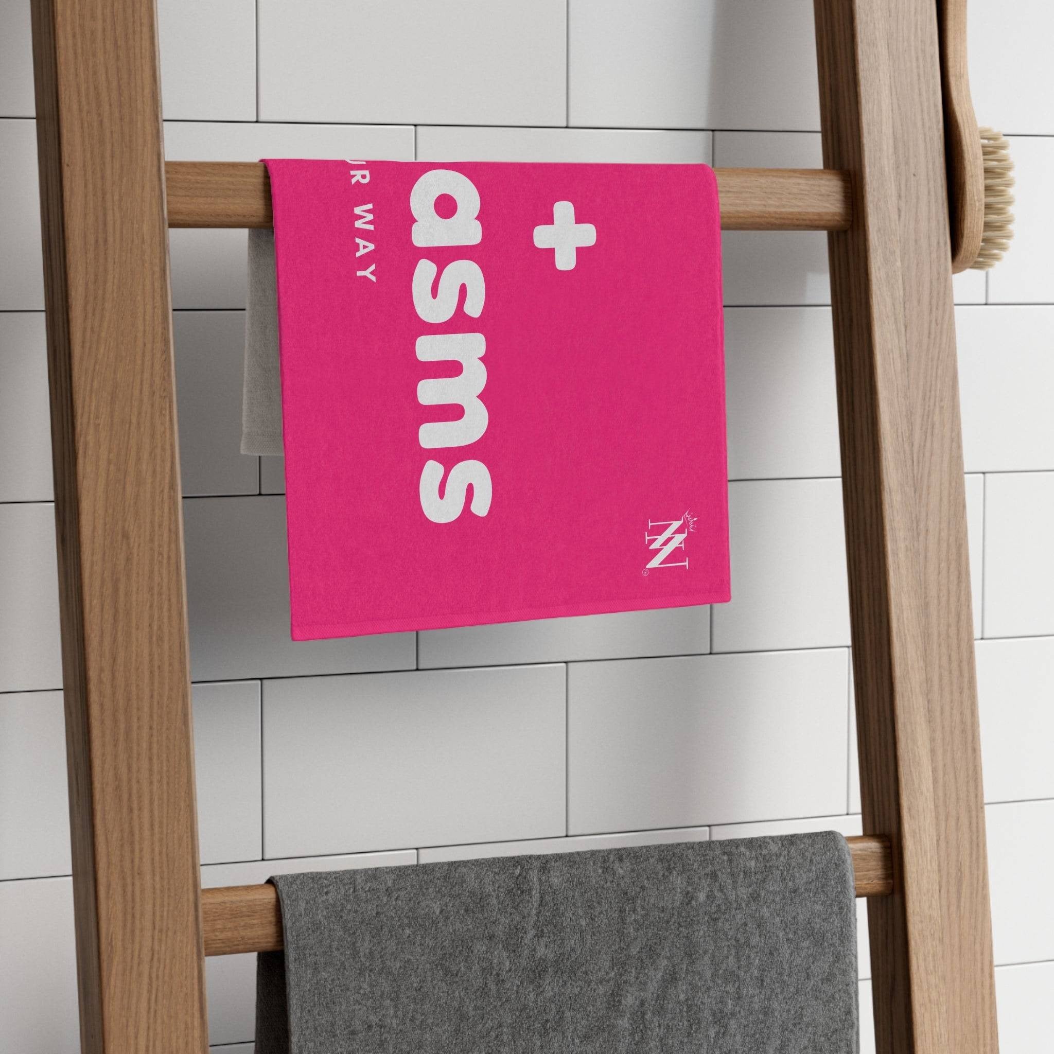 Sex + Orgasms Your Way Pink Mix & Match Soft Sex Towels | Flirty Lovers’ Gifts