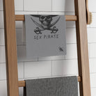 Sex Pirate Grey Mix & Match Soft Sex Towels | Naughty Lovers’ Gifts