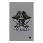 Sex Pirate Grey Mix & Match Soft Sex Towels | Naughty Lovers’ Gifts