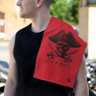 Sex Pirate Red Mix & Match Soft Sex Towels | Naughty Lovers’ Gifts